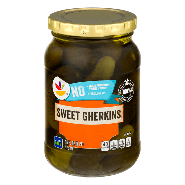 Save on Our Brand Gherkins Pickles Sweet Whole Order Online Delivery