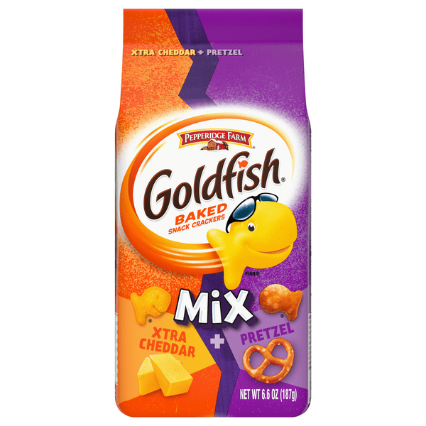 Save on Pepperidge Farm Goldfish Baked Snack Crackers Mix Xtra Cheddar