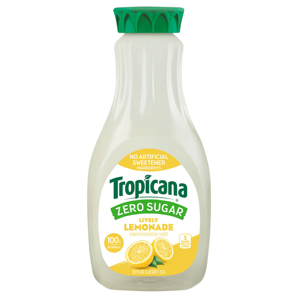 Save on Tropicana Zero Sugar Lively Lemonade Order Online Delivery