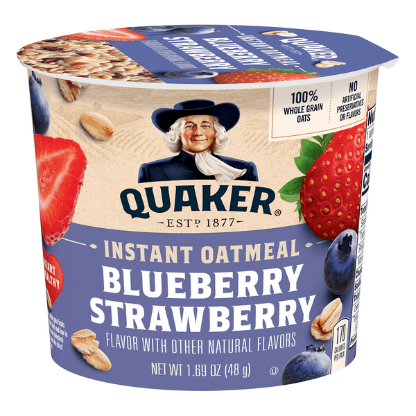Save on Quaker Instant Oatmeal Blueberry Strawberry Order Online
