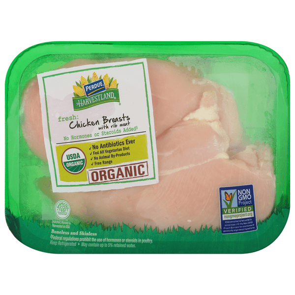 Save on Perdue Harvestland Chicken Breast with Rib Meat Boneless