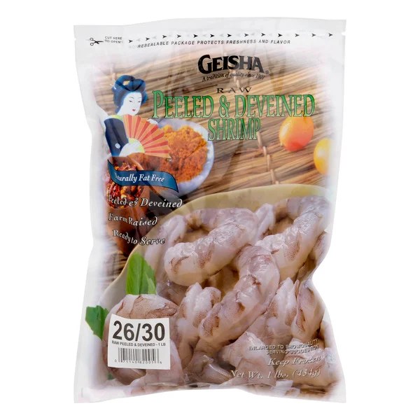 Save on Geisha Shrimp Raw Peeled & Deveined Frozen Order Online
