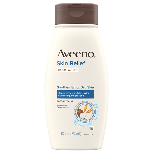 Save on Aveeno Skin Relief Body Wash Coconut Scent for Itchy Dry Skin