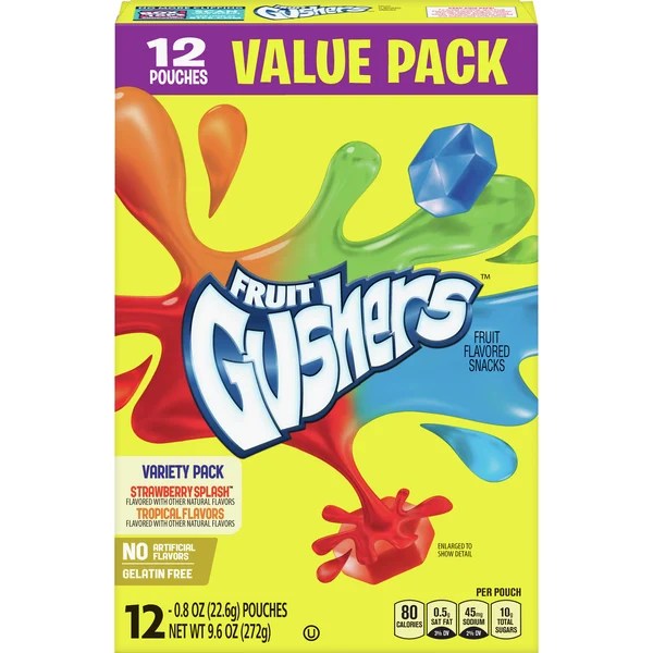 Save on Fruit Gushers Variety Pack Value Pack 12 ct Order Online Delivery GIANT