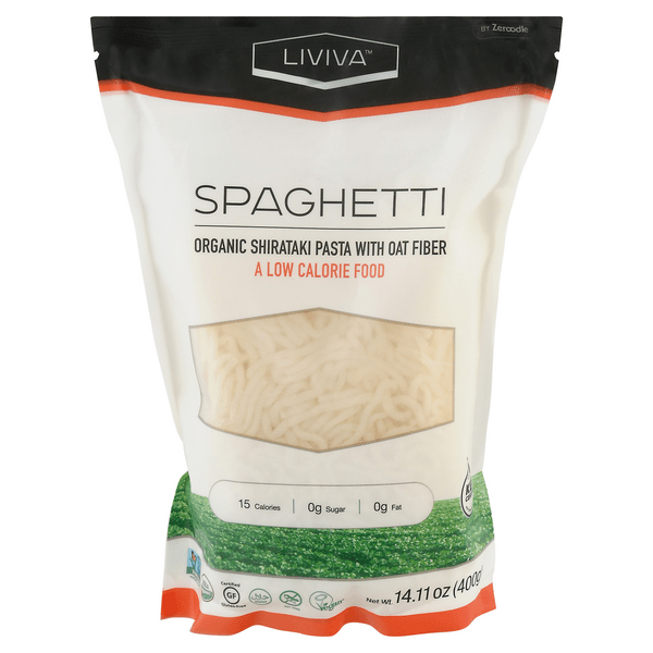 Save on Liviva Shirataki Spaghetti Pasta with Oat Fiber Low Calorie Keto Organic Order Online