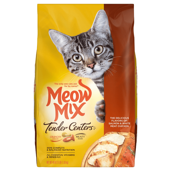 Save on Meow Mix Tender Centers Dry Cat Food Salmon & White Meat
