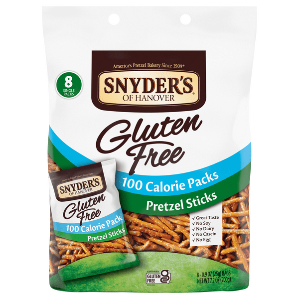 Save on Snyder's of Hanover 100 Calorie Pack Pretzel Sticks Gluten Free