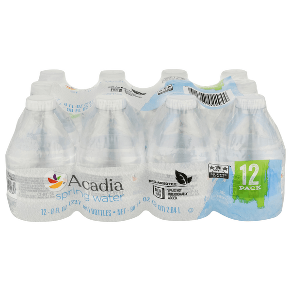 Save on Stop & Shop Acadia Spring Water Natural 12 pk Order Online