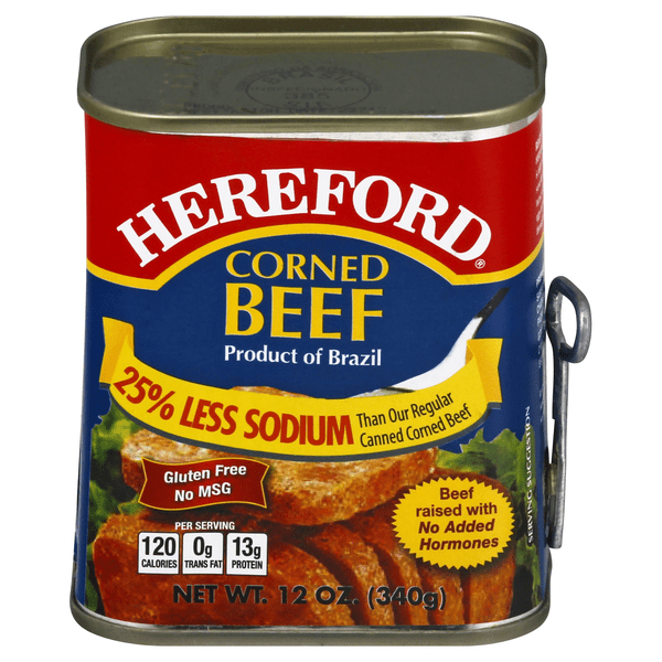 Save on Hereford Corned Beef 25 Less Sodium Order Online Delivery GIANT