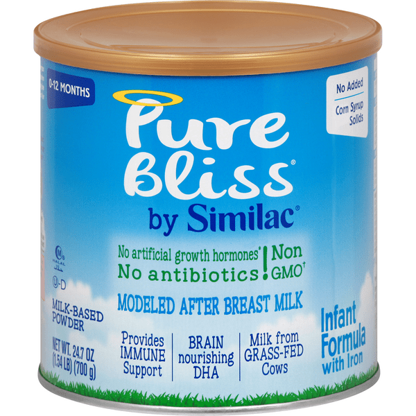 Save on Pure Bliss by Similac Infant Formula MilkBased Powder with