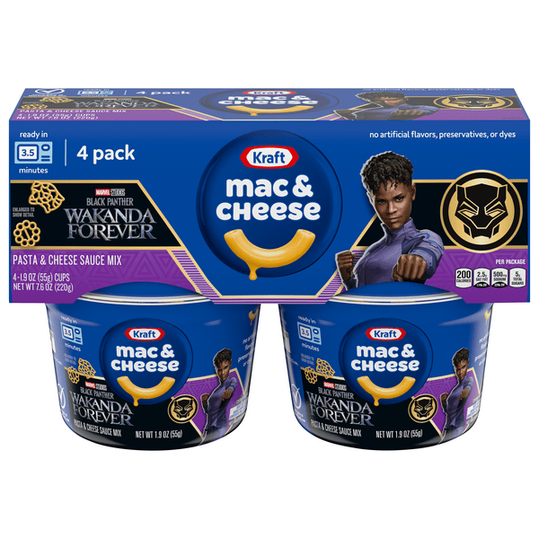 Save on Kraft Wakanda Forever Mac & Cheese Dinner Microwaveable Cup 4