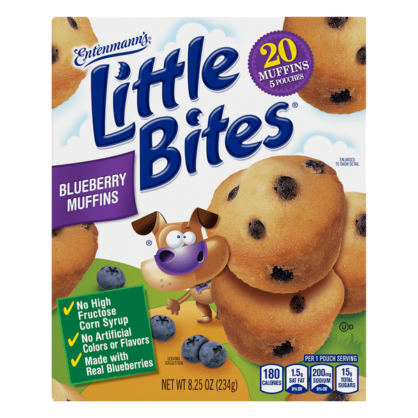Save on Entenmann's Little Bites Mini Muffins Blueberry 5 ct Order
