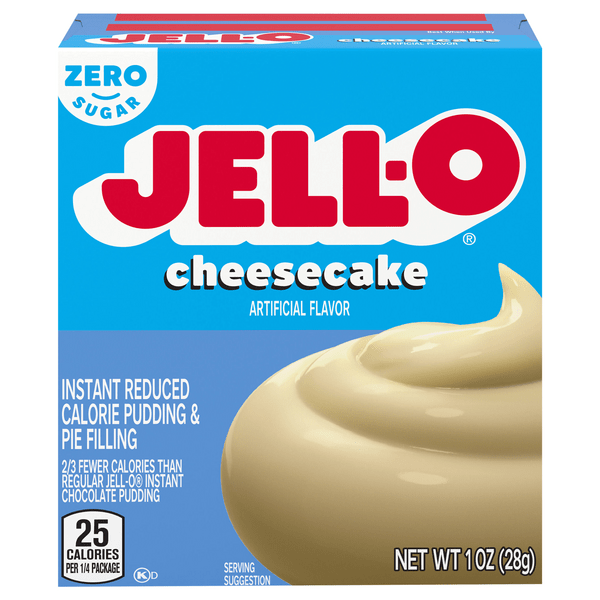 Save on JellO Instant Pudding & Pie Filling Cheesecake Flavor Fat