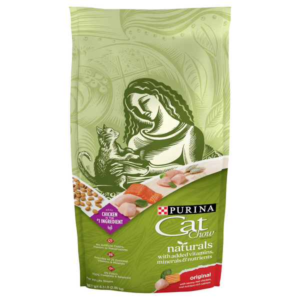 Save on Purina Cat Chow Naturals Original Dry Cat Food Chicken & Salmon