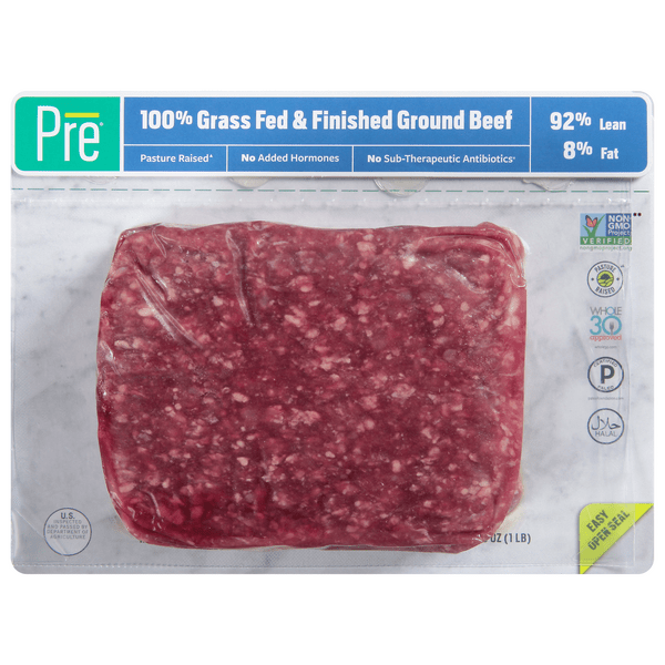 Save on PRE Ground Beef 92 Lean Grassfed Order Online Delivery Food