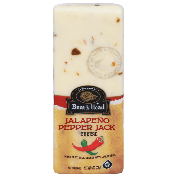 Save on Boar's Head Jalapeno Pepper Jack Cheese Chunk Order Online