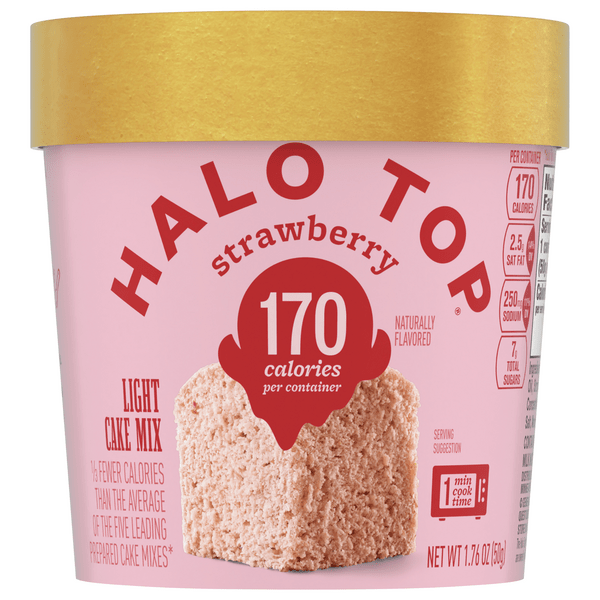 Save on Halo Top Light Cake Mix Strawberry Single Serving Order Online