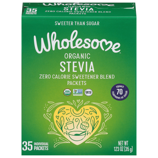 Save on Wholesome Stevia Zero Calorie Sweetener Blend Individual