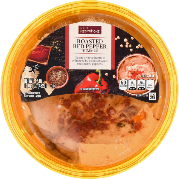 Save on Taste of Inspirations Hummus Roasted Red Pepper Order Online