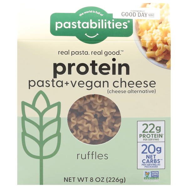 Save on Pastabilities Protein Pasta + Vegan Cheese Ruffles Order Online
