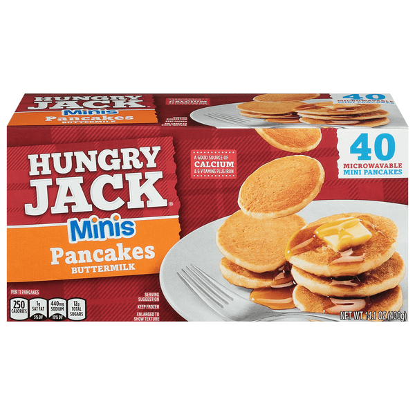 Save on Hungry Jack Pancakes Buttermilk Minis 40 ct Order Online