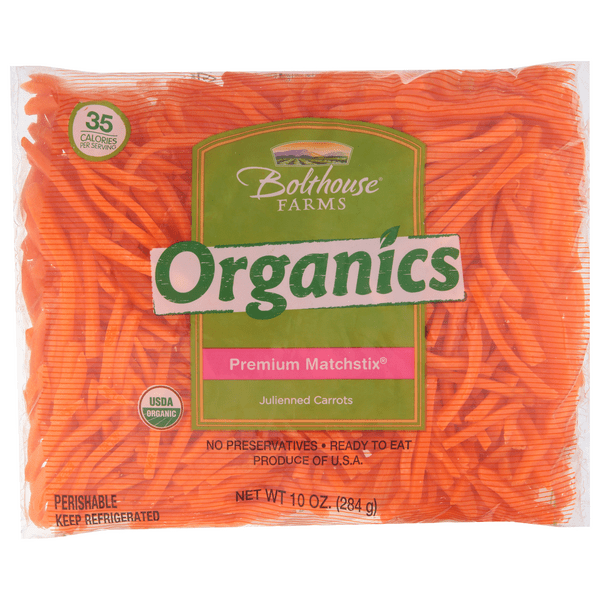 Save on Bolthouse Farms Organics Premium Matchstix Carrots Order Online Delivery Giant
