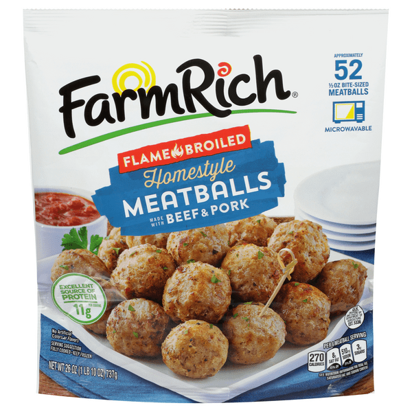Save on Farm Rich Meatballs Homestyle Order Online Delivery GIANT