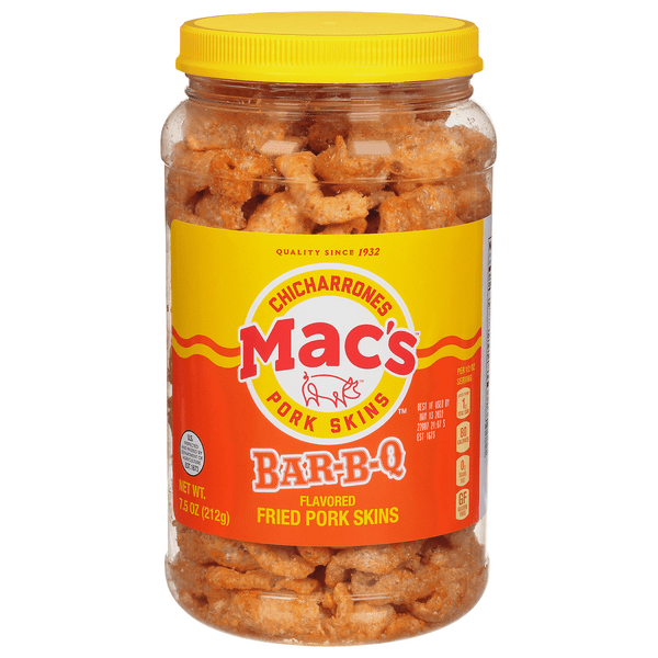 Save on Mac's Chicharrones Pork Rinds BarBQ Order Online Delivery
