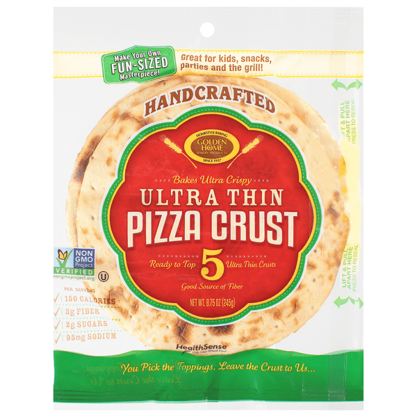 Save on Golden Home Ultra Thin Pizza Crust 7 Inch 5 ct Order Online Delivery Food Lion