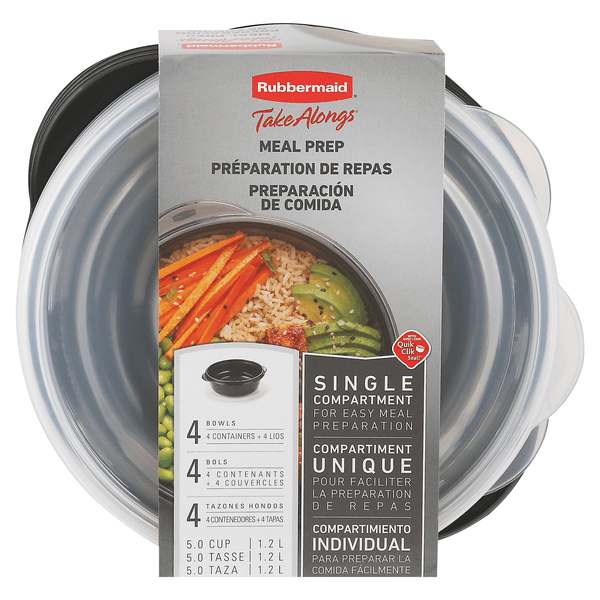 Save on Rubbermaid Take Alongs Meal Prep Bowls 5.0 cup Order Online Delivery Giant