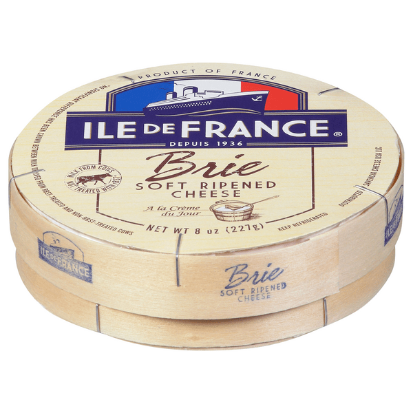 Save on Ile De France Brie Soft Ripened Cheese Wheel Order Online