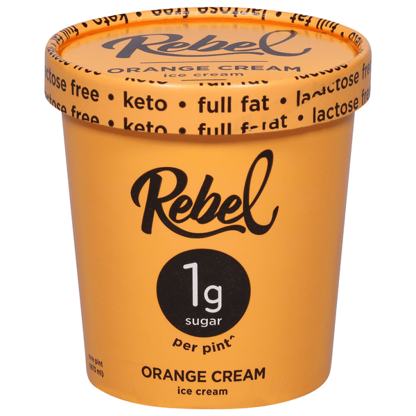 Save on Rebel Lactose Free Low Sugar Keto Orange Cream Ice Cream Order