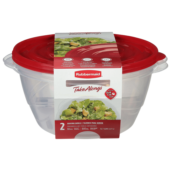 Save on Rubbermaid TakeAlongs Serving Bowls Containers & Lids 15.7 Cups