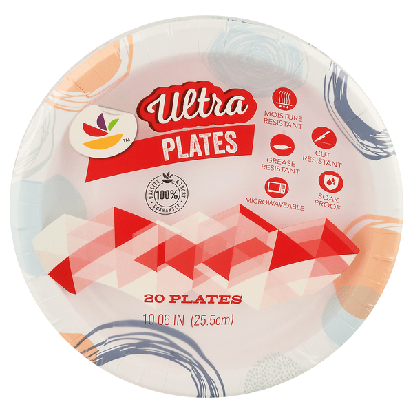Save on Our Brand Ultra Paper Plates 10.06 Inch Order Online Delivery
