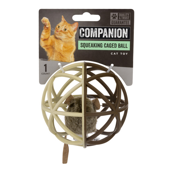 Save on Companion Squeaking Caged Ball Cat Toy Order Online Delivery