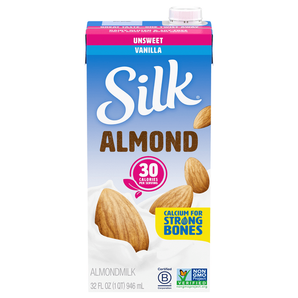 Save on Silk Almond Milk Vanilla Unsweetened Order Online Delivery GIANT