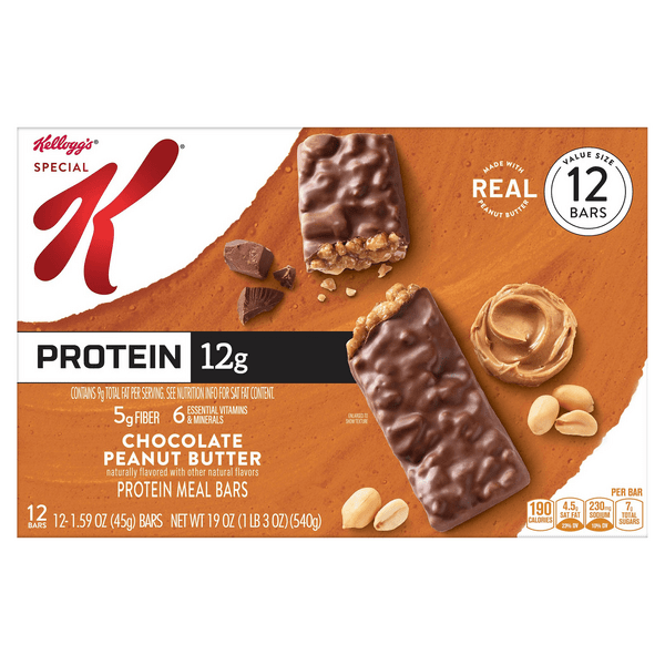 Save on Special K Protein Meal Bar Chocolate Peanut Butter Value Size