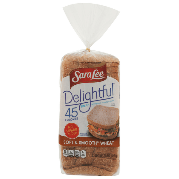 Save on Sara Lee Delightful No Sugar Added Soft & Smooth Wheat Bread Order Online Delivery Giant