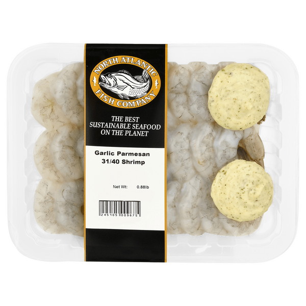 Save on North Atlantic Fish Company Garlic Parmesan Shrimp Order Online