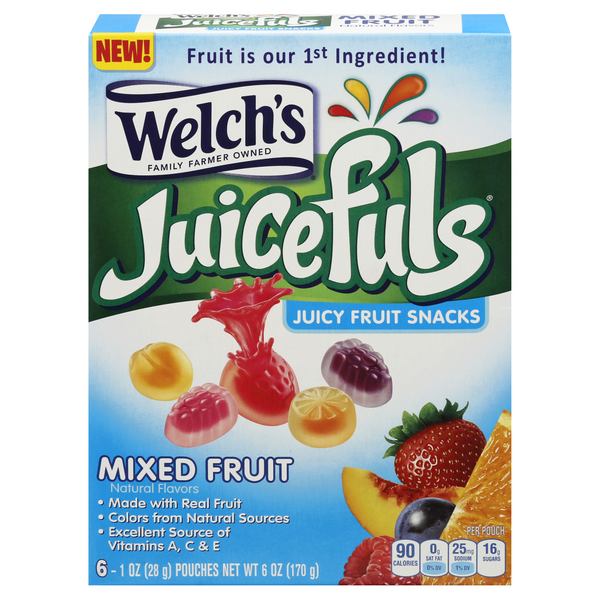 Save on Welch's Juicefuls Fruit Snacks Mixed Fruit 6 ct Order Online