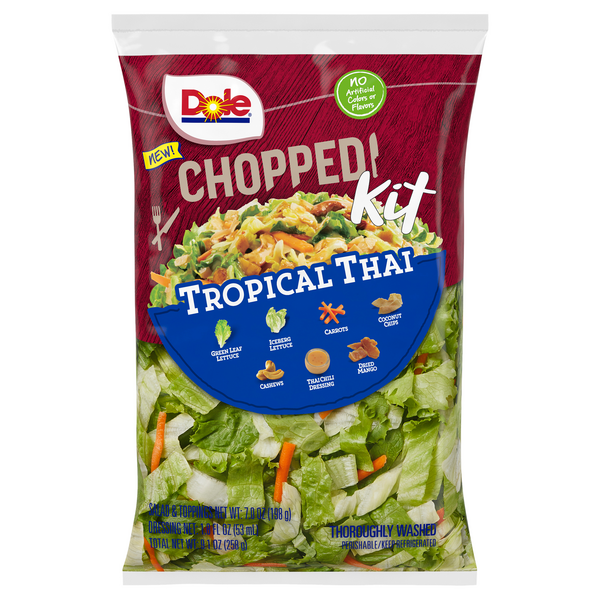 Dole Chopped Salad Kit Tropical Thai ubicaciondepersonas.cdmx.gob.mx