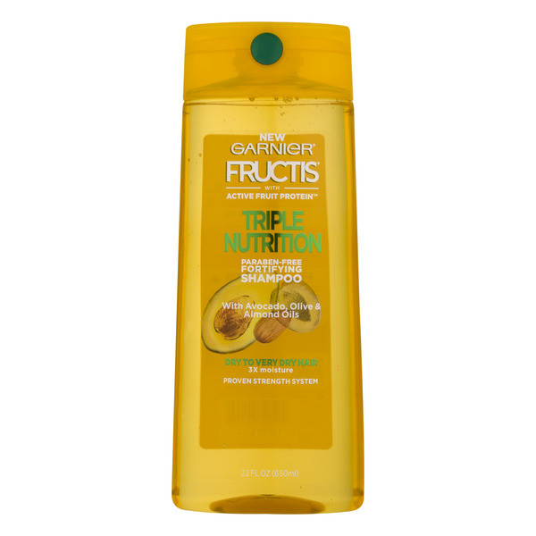 Save on Garnier Fructis Triple Nutrition Shampoo w/ Avocado Olive