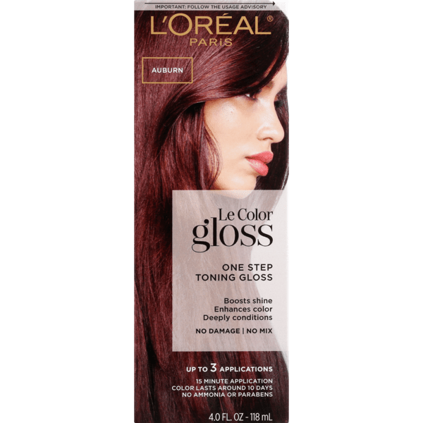 Save on L'Oreal Le Color Gloss One Step Toning Gloss Auburn Order
