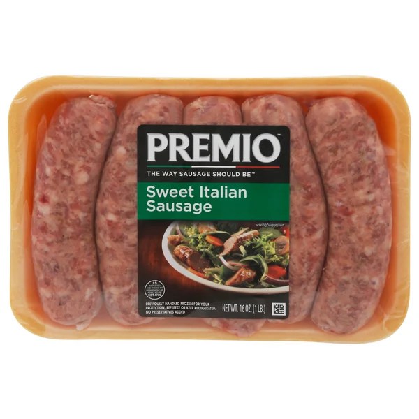 Save on Premio Italian Sausage Sweet 5 ct Order Online Delivery GIANT