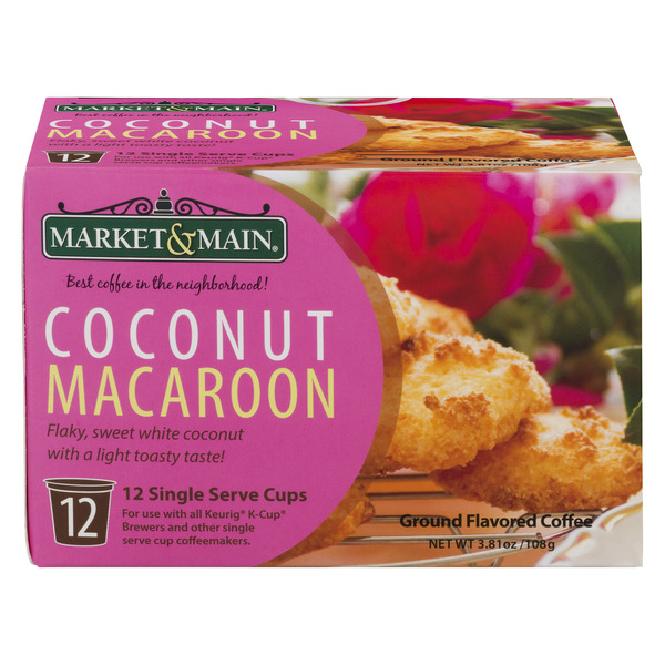 Save on Market & Main Ground Coffee Coconut Macaroon KCups Order