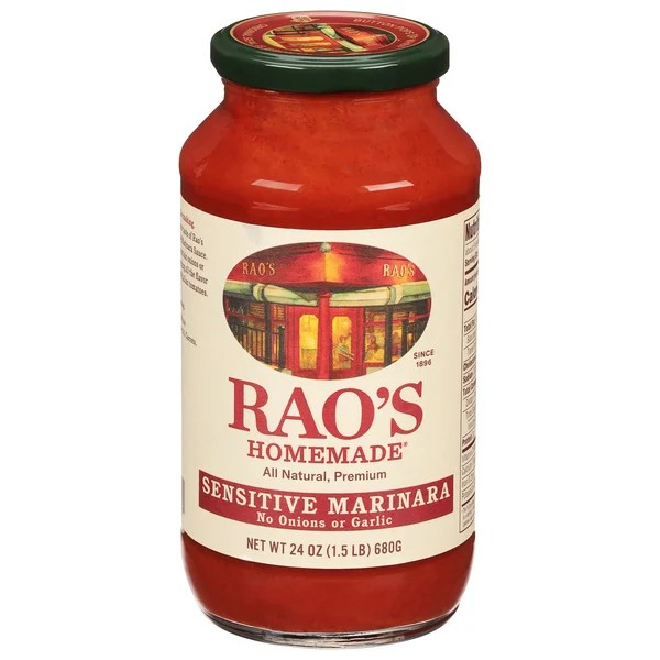 Save on Rao's Homemade Sensitive Marinara Pasta Sauce All Natural Order