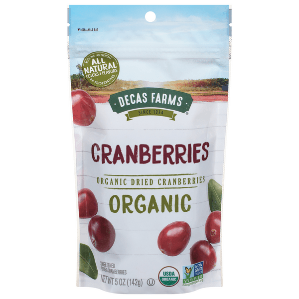 Save on Decas Farms Organic Dried Cranberries Order Online Delivery GIANT
