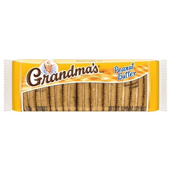Save on Grandma's Cookies Sandwich Cremes Peanut Butter Order Online