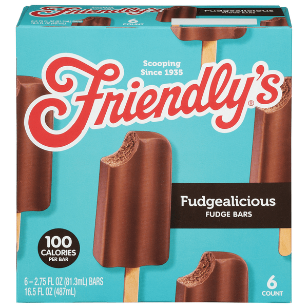 Save on Friendly's Bars Fudgealicious 100 Calories 6 ct Order Online