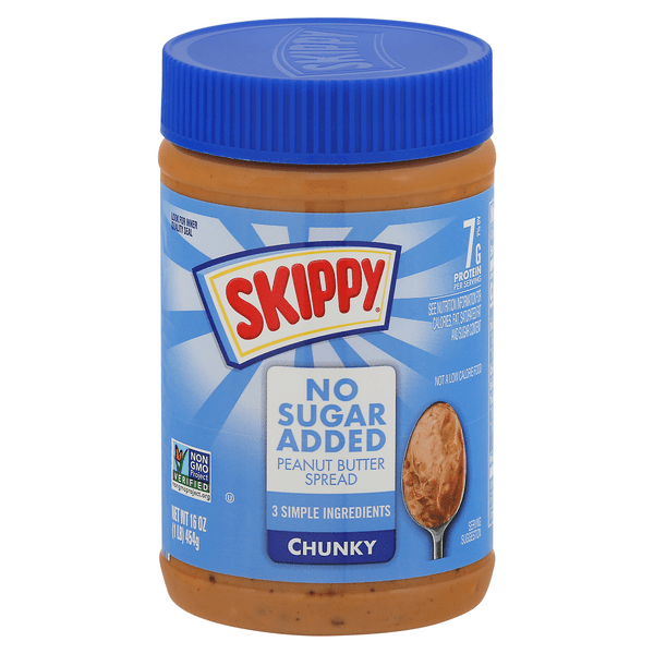 Save on Skippy Peanut Butter Spread Chunky No Sugar Added Order Online